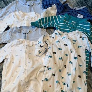 Bundle of Carter’s 3 month pajamas.